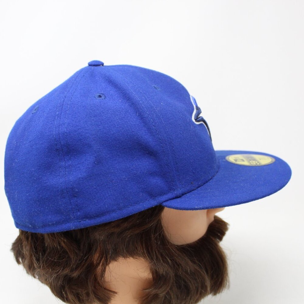 Toronto Blue‎ Jays Hat NWT Fitted 7 5/8 Blue New Era 59FIFTY On-Field MLB Cap - Picture 7 of 13